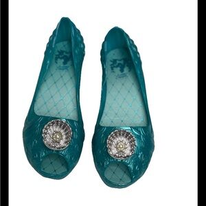 Disney The Little Mermaid Ariel Jelly Shoes – Girls Dress Up Size 2/3
